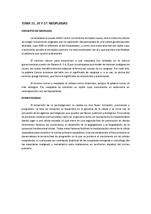 Miniatura del documento TEMA 15- 16 Y 17 NEOPLASIAS.pdf