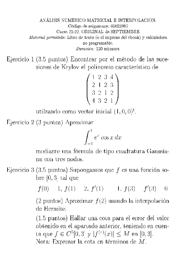 Miniatura del documento Analisis-Numerico-Matricial-e-Interpolacion-Septiembre-Curso-21-22.pdf