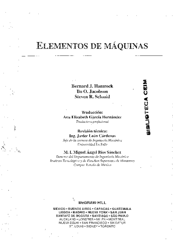 Miniatura del documento Elementos de Maquinas - Hamrock - Parte 1.pdf