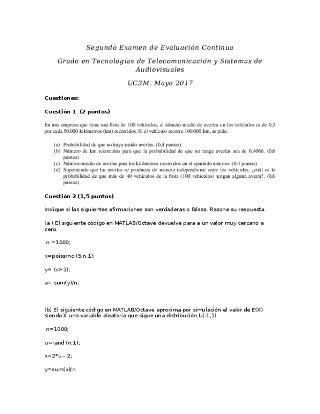 Miniatura del documento 2 PARCIAL ESTADISTICA 16-17 CON SOLUCION version 4.docx