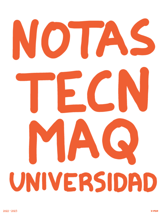 Miniatura del documento NOTAS-Tecnología-de-Máquinas-UNI.pdf
