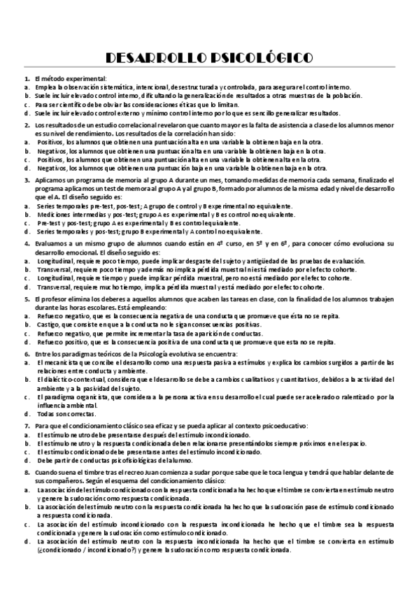Miniatura del documento DESARROLLO PSICOLÓGICO examen.pdf