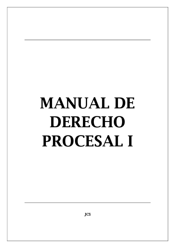 Miniatura del documento Manual de Derecho Procesal I.pdf