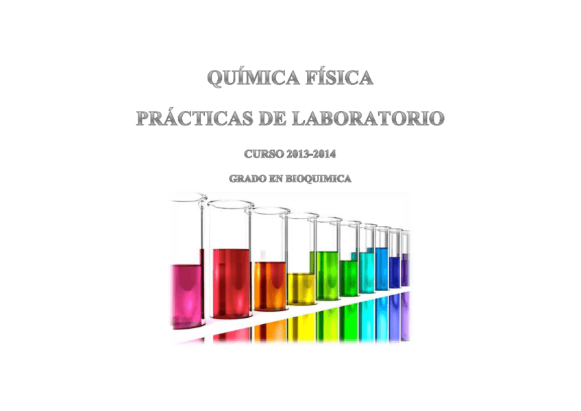 Miniatura del documento Guión prácticas Química-Física. Profesor Juan Casado Cordon.pdf