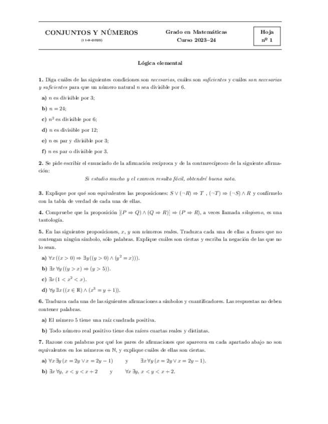 Miniatura del documento Hoja-1-Logica-elemental-2023-24-UAM-Matematicas.pdf
