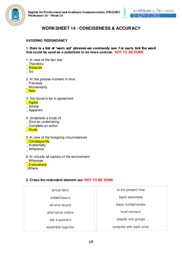 Miniatura del documento Worksheet-14week-14-ConcisenessAccuracy.pdf