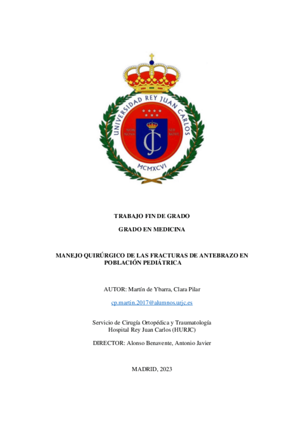 Miniatura del documento TFGM.MEDICINA2023.MARTIN-DE-YBARRA.CLARA-PILAR.FRACTURAS-DE-ANTEBRAZO-EN-PACIENTE-PEDIATRICO.pdf