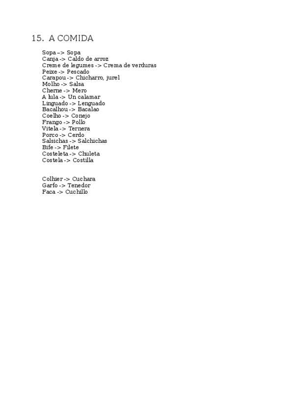 Miniatura del documento 15. La comida.docx