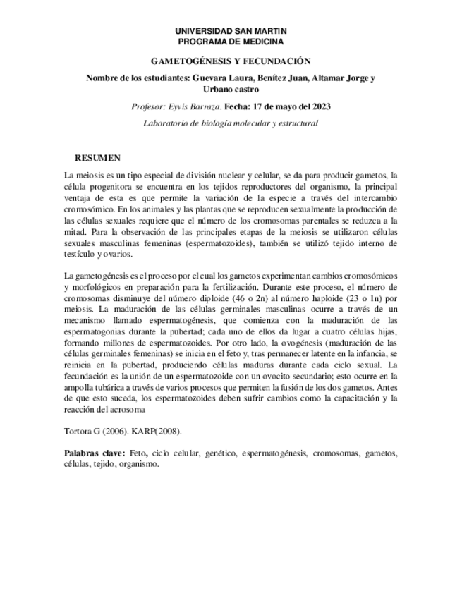 Miniatura del documento GAMETOGENESIS-Y-FECUNDACION.pdf