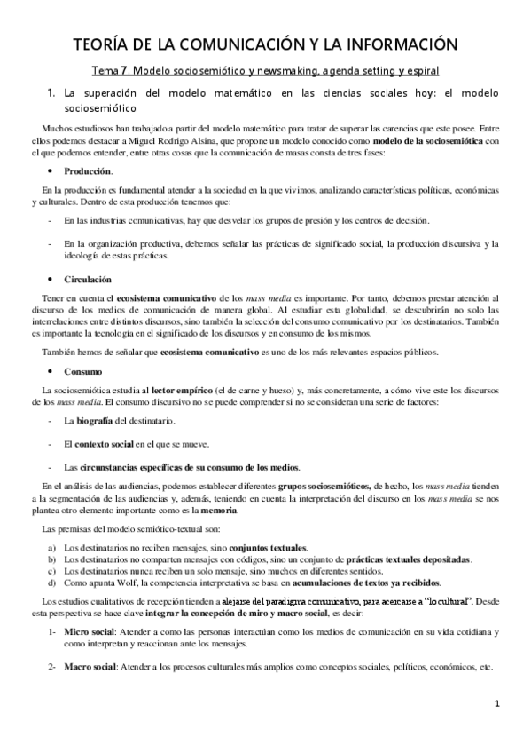 Miniatura del documento Tema 7.  Modelo Sociosemiótico y Newsmaking- agenda setting y espiral..pdf