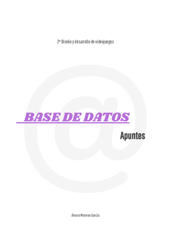 Miniatura del documento RESUMEN Y TEST - Bases de Datos.pdf