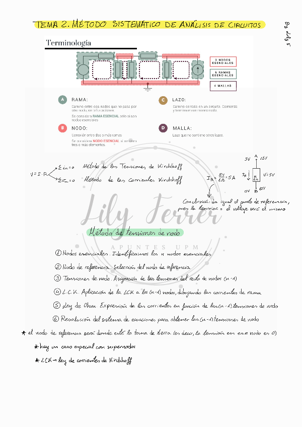 Miniatura del documento TEMA 2: Método sistemático de análisis de circuitos.pdf