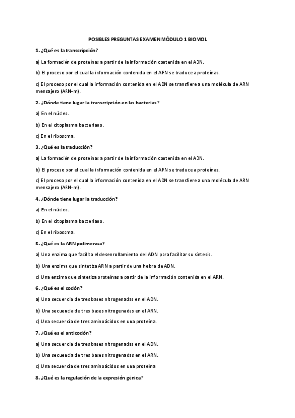 Miniatura del documento examen-biologia-molecular-preguntas-preparacion-examen.pdf
