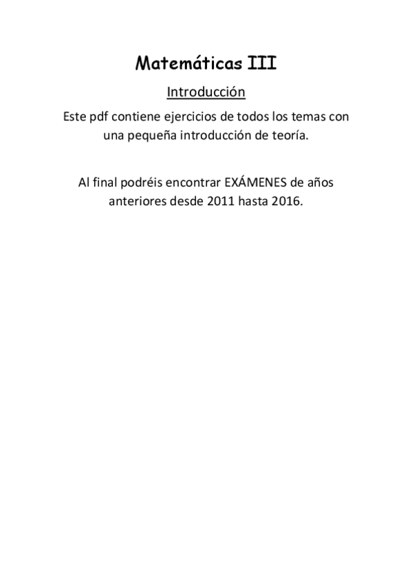 Miniatura del documento Ejercicios y Examenes Mates III.pdf