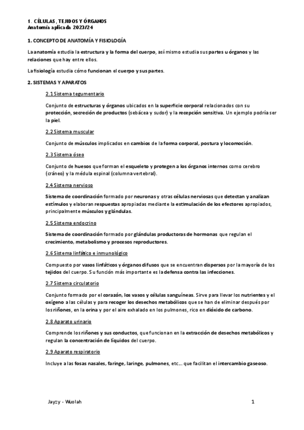 Miniatura del documento 1-Celulas-Tejidos-y-Organos-Apuntes.pdf