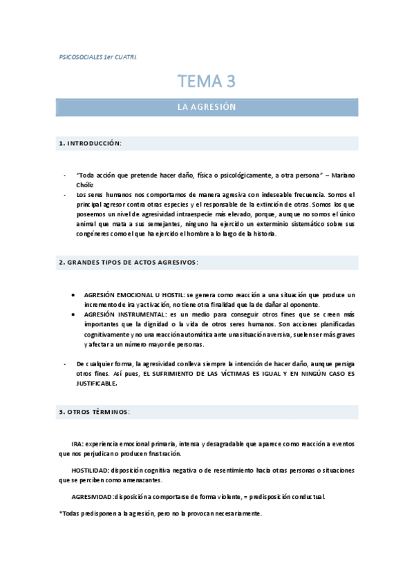 Miniatura del documento PSICOSOCIALES (Tema 3 - La agresión).pdf