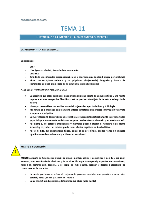 Miniatura del documento PSICOSOCIALES (Tema 11 - Historia de la mente y la enfermedad mental).pdf
