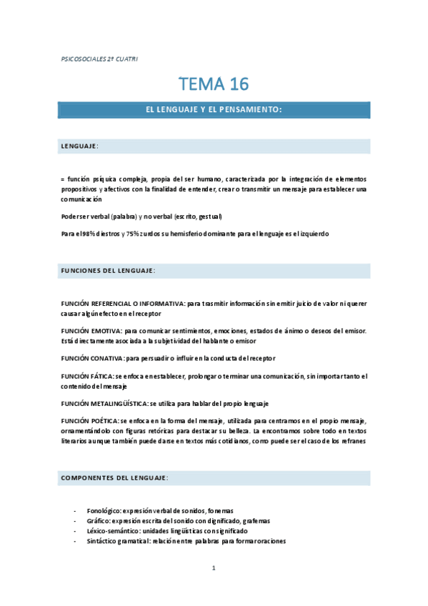 Miniatura del documento PSICOSOCIALES (Tema 16 - El lenguaje y el pensamiento).pdf