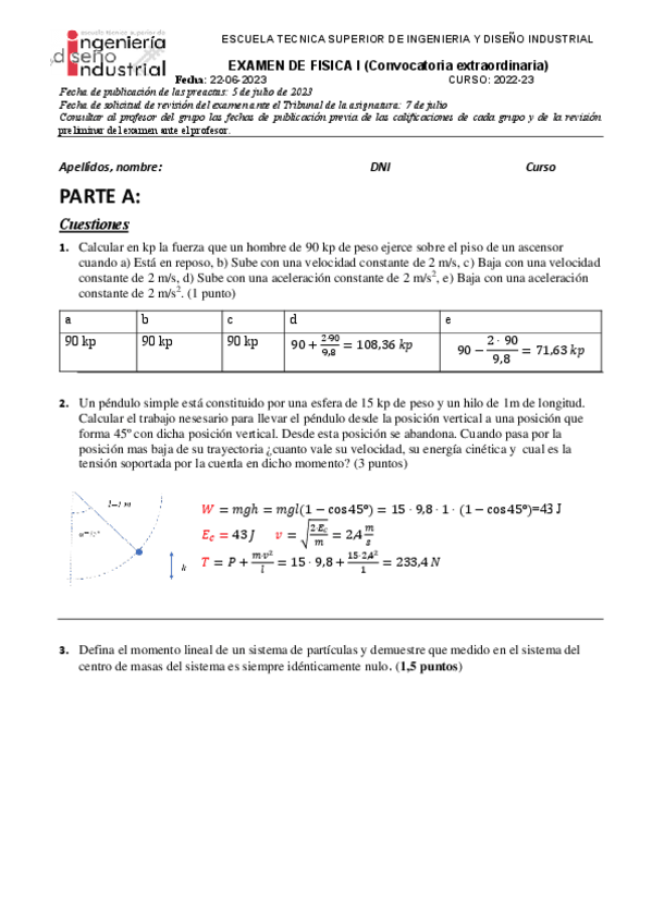 Miniatura del documento Exámen Fisica I Junio2023 resuelto.pdf
