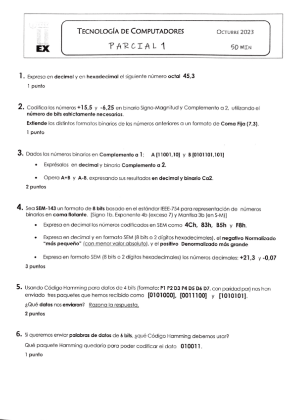 Miniatura del documento Parcial octubre 2023 resuelto nota máxima Información digital y aritmética computacional.pdf