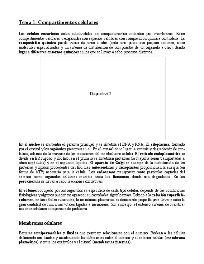 Miniatura del documento Tema 1. Compartimentos celulares.pdf