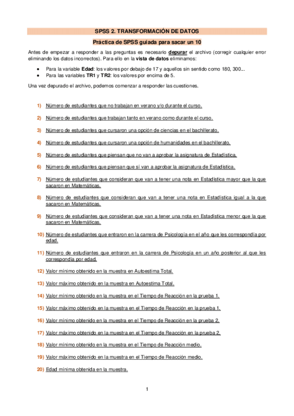 Miniatura del documento SPSS 2. Transformación de datos GUÍA PARA HACER LA PRÁCTICA DE 10.pdf