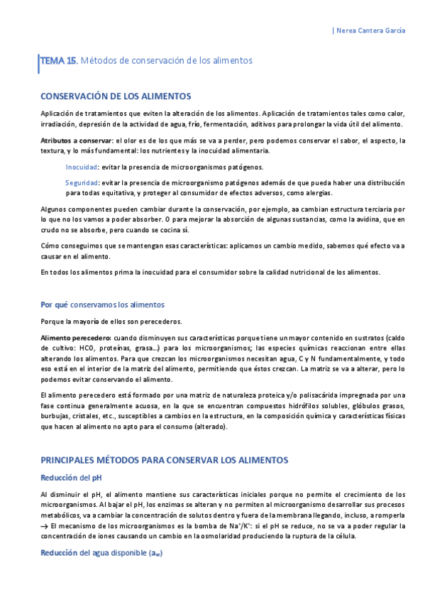Miniatura del documento APUNTES Tema 15 Conservación de los alimentos.pdf