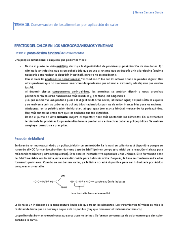 Miniatura del documento APUNTES Tema 18 Conservación de los alimentos por calor.pdf