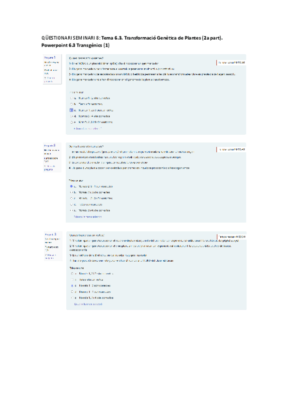 Miniatura del documento QUESTIONARI-SEMINARI-8-Tema 6.3. Transformació Genètica de Plantes (2a part). Powerpoint 6.3 Transgènics (1).pdf