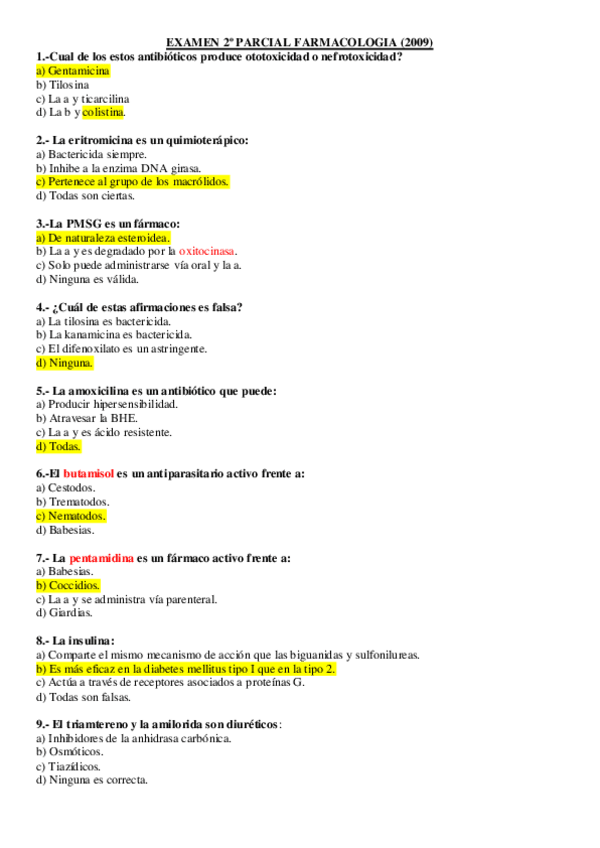 Miniatura del documento Examen 2º Parcial farma 2009.pdf