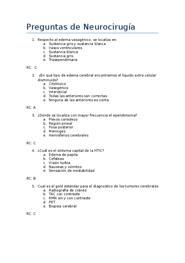 Miniatura del documento 9 Preguntas de Neurocirugía.pdf