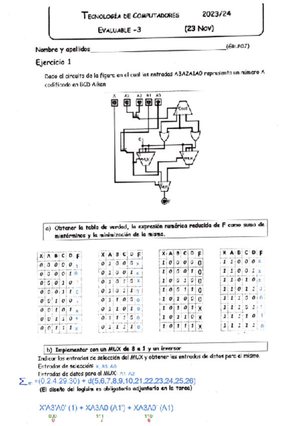 Miniatura del documento Examen MUX DEC ALU resuelto con Logisim.pdf