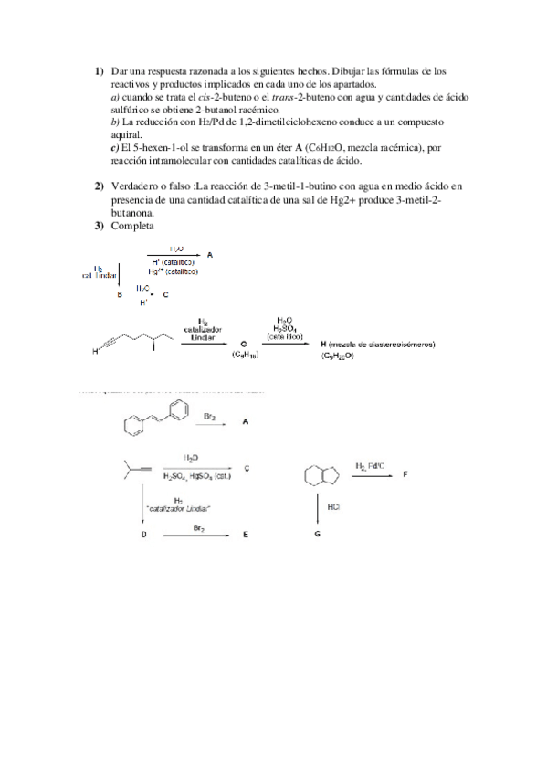 Miniatura del documento Ejrcicios de alquenos y alquinos.docx