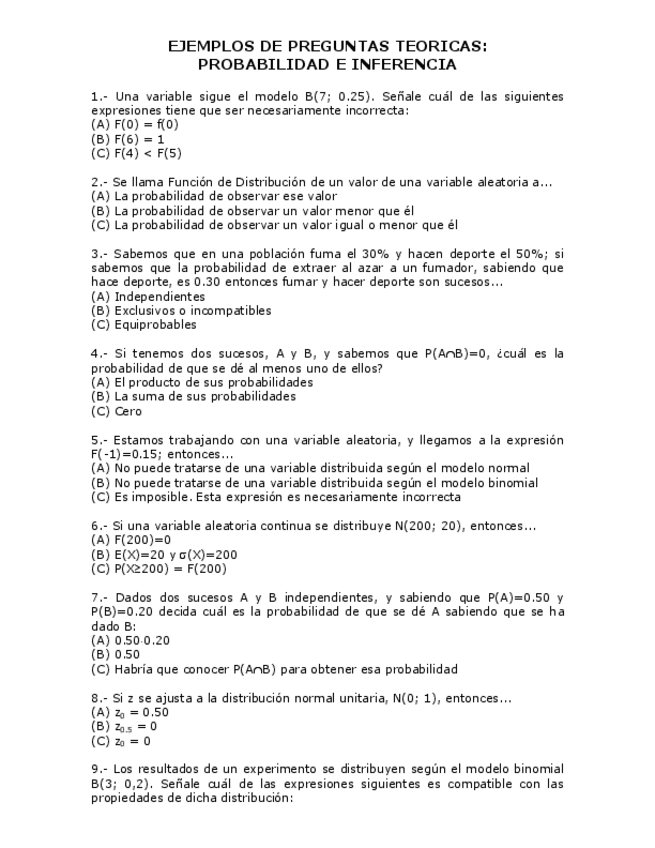 Miniatura del documento Ejemplos de preguntas - Probabilidad e inferencia.pdf