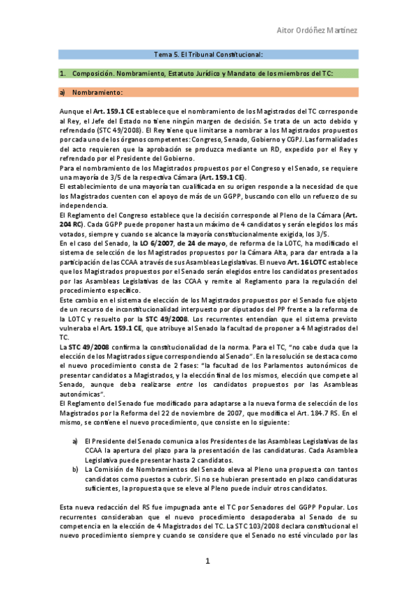 Miniatura del documento Tema 5. El Tribunal Constitucional.pdf