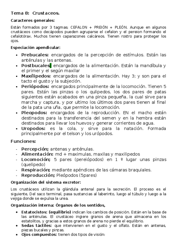 Miniatura del documento Tema-8-CRUSTACEOS.docx