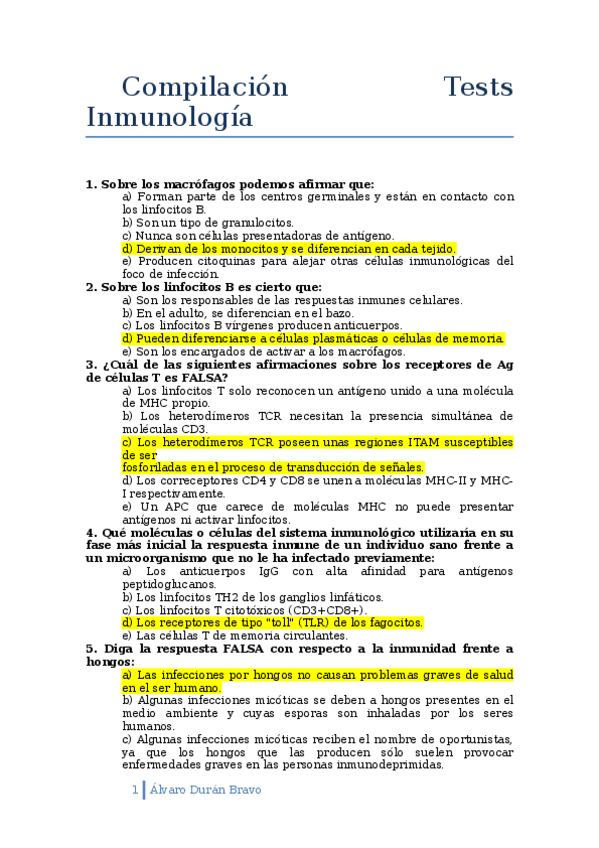 Miniatura del documento Compilación Tests Inmunología.docx
