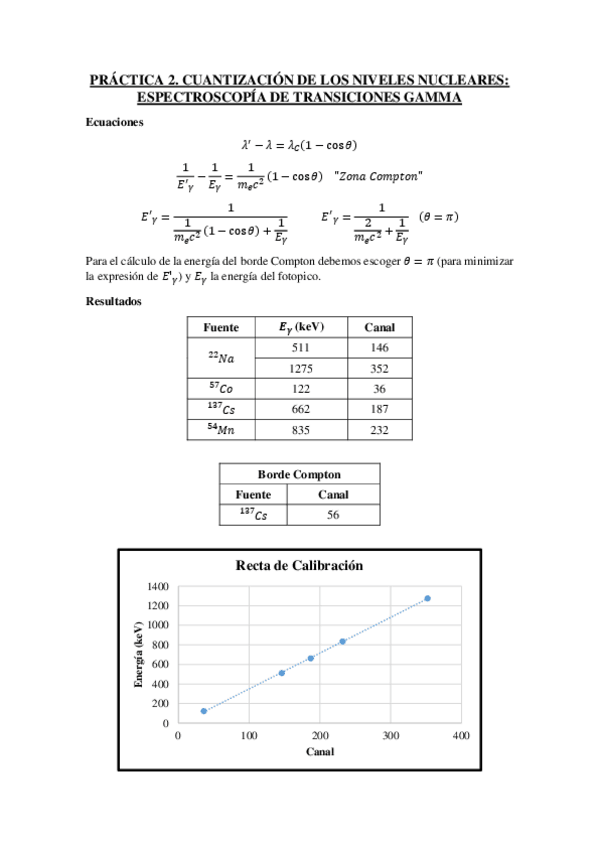 Miniatura del documento Práctica 2. Espectroscopía de Rayos Gamma.pdf