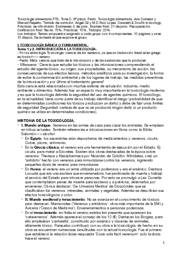 Miniatura del documento Temas 1-12. Toxicología Alimentaria..pdf