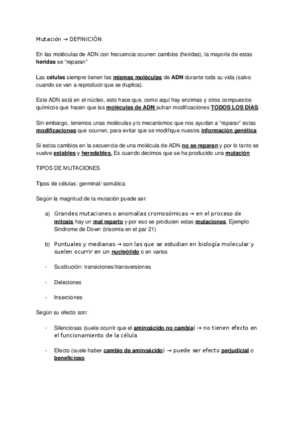 Miniatura del documento Tema-9-Mutacion-vs-Polimorfismo--REPARACION-DEL-ADN.docx