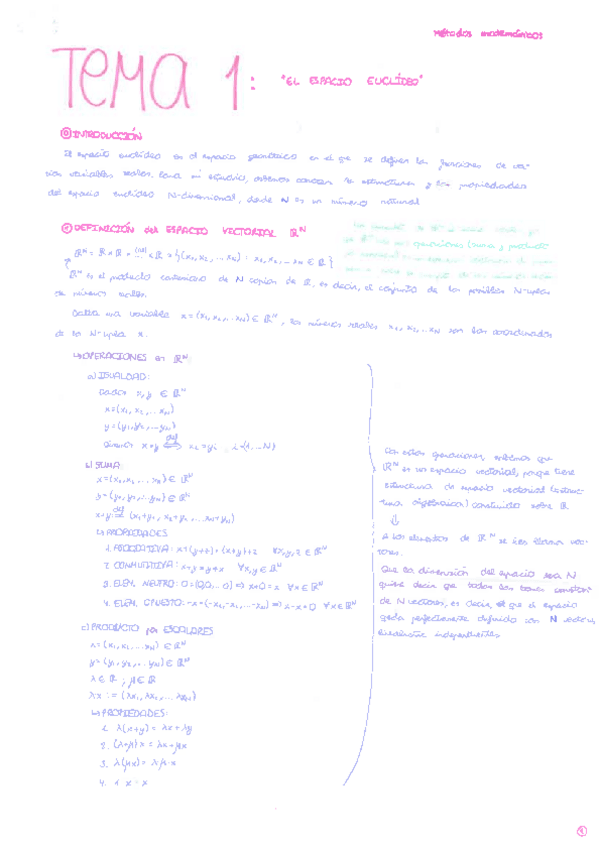 Miniatura del documento METMAT - Tema 1. El espacio euclídeo.pdf