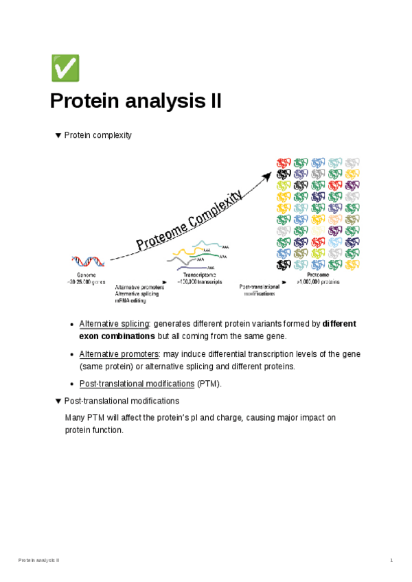 Miniatura del documento Notes-Protein-analysis-II.pdf