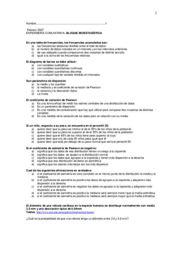 Miniatura del documento Examenes para practicar BIOESTADISTICA.pdf