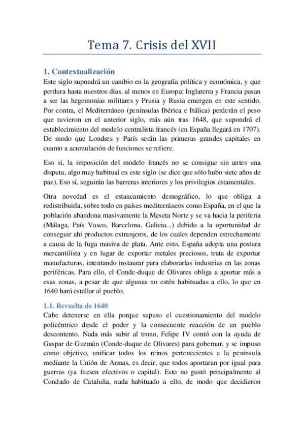 Miniatura del documento Tema 7. Crisis del XVII.pdf