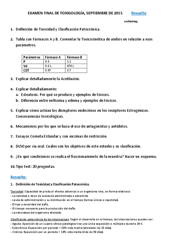 Miniatura del documento Examen Toxicología - Septiembre 2015 Resuelto.pdf
