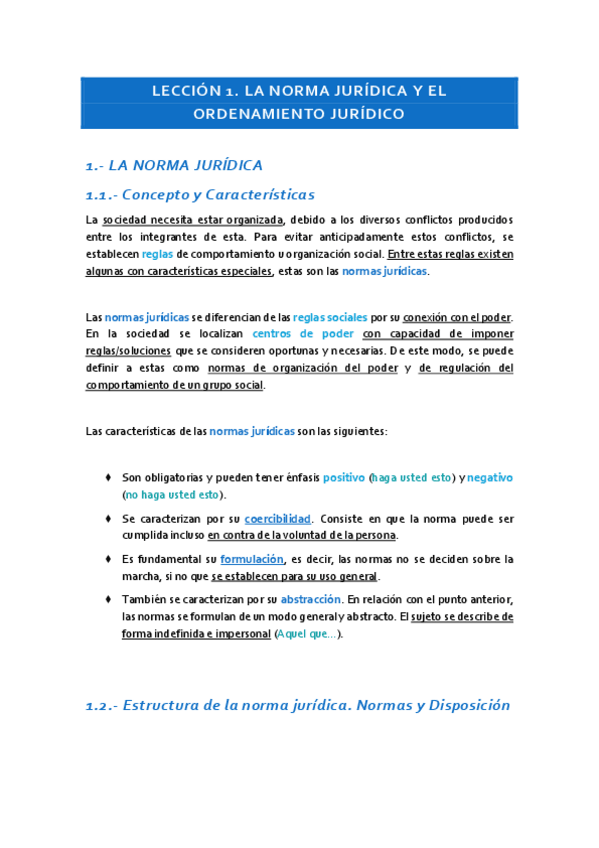 Miniatura del documento LECCIÓN-1: LA NORMA JURÍDICA Y EL ORDENAMIENTO JURÍDICO.pdf