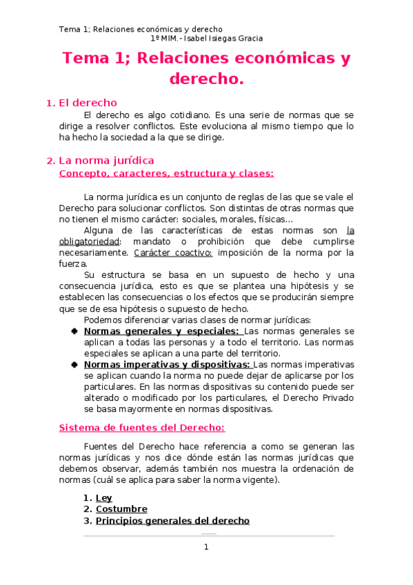 Miniatura del documento Tema 1 (Relaciones económicas y Derecho) Isabel Isiegas.docx