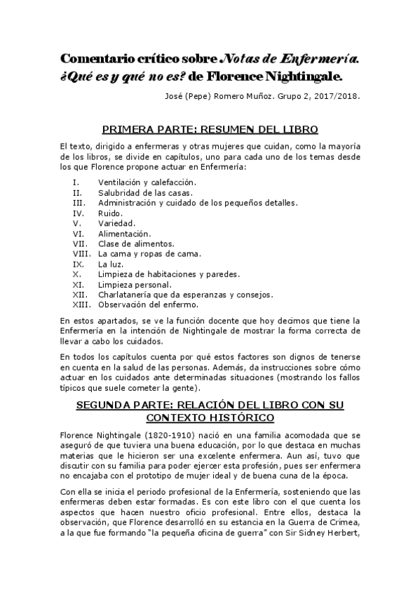 Miniatura del documento Comentario Florence Nightingale-Pepe Romero.pdf