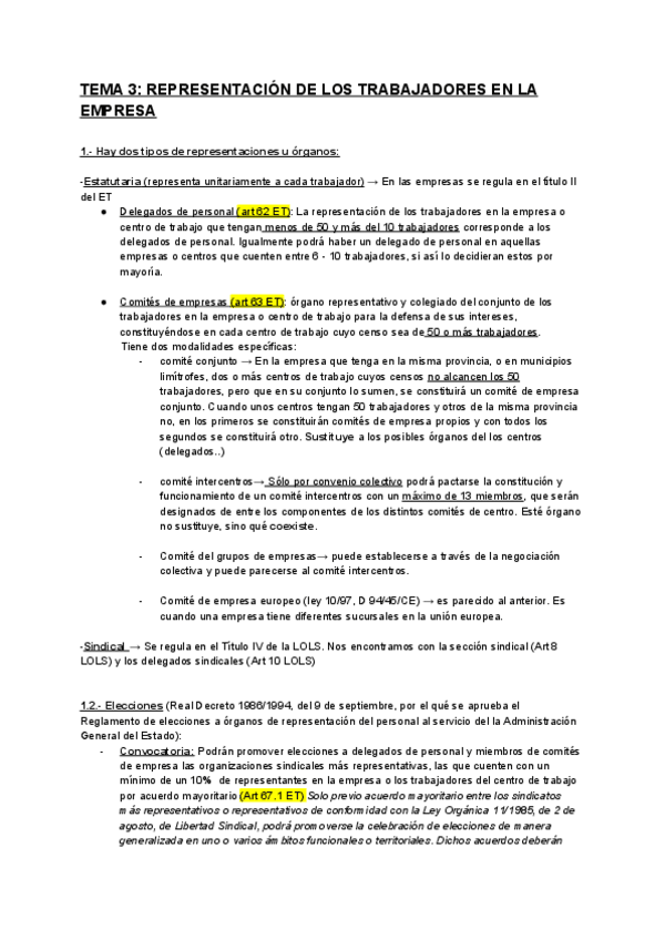 Miniatura del documento TEMA 3_ REPRESENTACION DE LOS TRABAJADORES EN LA EMPRESA (D.colectivo).pdf