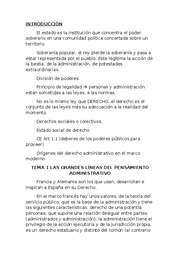 Miniatura del documento El estado es la institución que concentra el poder soberano en una comunidad política concertada sobre un territorio.docx